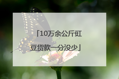10万余公斤豇豆货款一分没少
