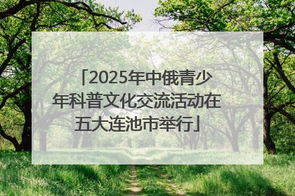 2025年中俄青少年科普文化交流活动在五大连池市举行