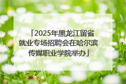 2025年黑龙江留省就业专场招聘会在哈尔滨传媒职业学院举办