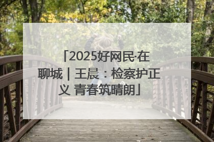 2025好网民·在聊城｜王晨：检察护正义 青春筑晴朗