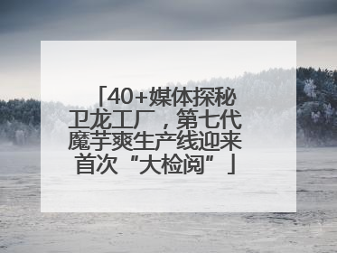 40+媒体探秘卫龙工厂，第七代魔芋爽生产线迎来首次“大检阅”