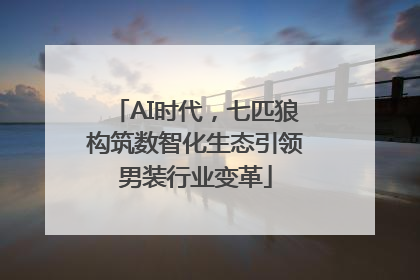 AI时代，七匹狼构筑数智化生态引领男装行业变革