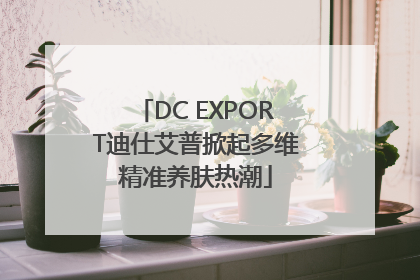 DC EXPORT迪仕艾普掀起多维精准养肤热潮