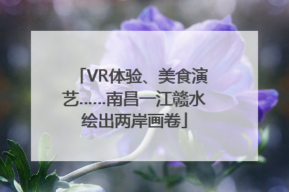 VR体验、美食演艺……南昌一江赣水绘出两岸画卷